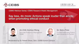 Say less, do more: Actions speak louder than words when promoting ethical conduct