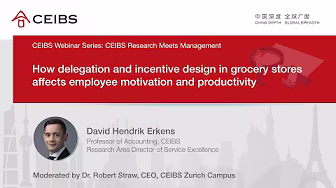 How delegation and incentive design in grocery stores affects employee motivation and productivity