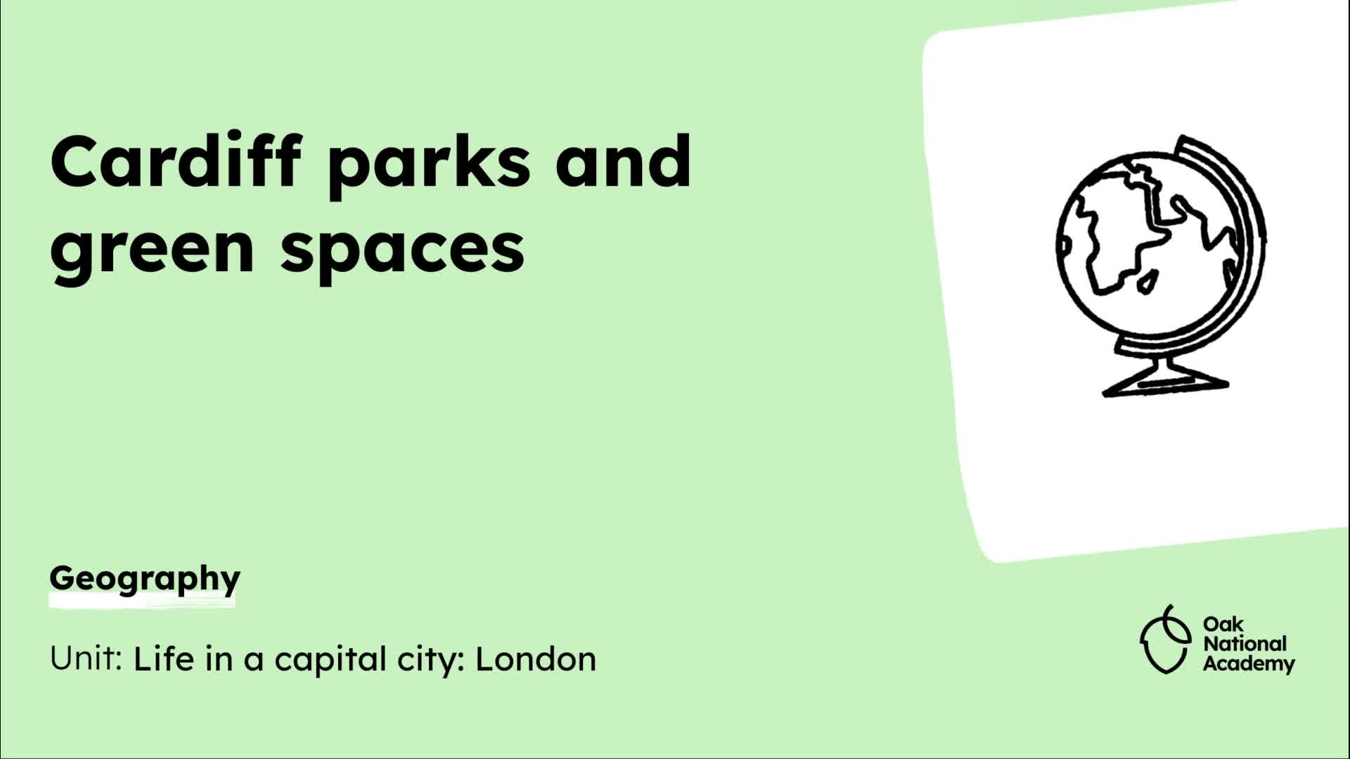 Cardiff parks and green spaces