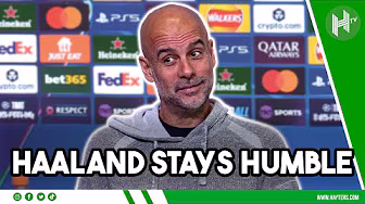 Difficult to find WORLD-CLASS player as HUMBLE as Haaland | Pep Guardiola