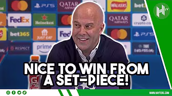 NICE to win from a SET-PIECE! | Arne Slot | Liverpool 1-0 Real Madrid
