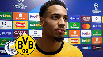 ‘The final pass was missing’ | Reactions from Nmecha and Anton | Manchester City - BVB 4:1