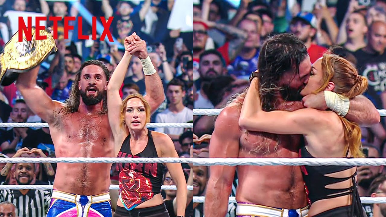 Becky Lynch helps Seth Rollins defeat CM Punk, LA Knight and Jey Uso | Clash in Paris | 8/31/25