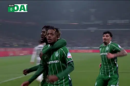 Werder Bremen VS VfL Wolfsburg Highlight