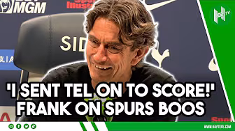 I sent Tel on to SCORE! Frank on more Tottenham BOOS | Spurs 2-2 Man United