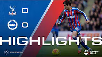 HIGHLIGHTS | Crystal Palace 0-0 Brighton & Hove Albion | Premier League