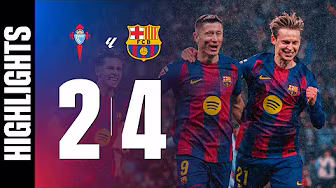 CELTA VIGO 2 vs 4 FC BARCELONA | LALIGA 2025/26 MD12 🔵🔴