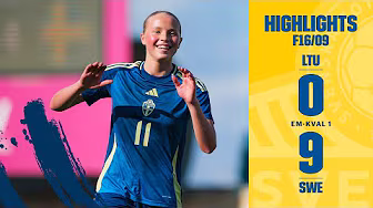 Highlights F16/09 | Litauen-Sverige 0-9