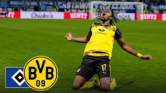 Last-minute shock prevents jump to second place | HSV - BVB Highlights