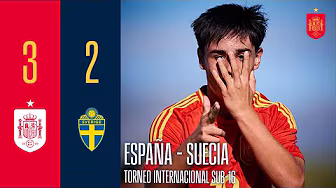 Resumen | España 3-2 Suecia | Torneo Internacional sub-16 | 🔴 SEFUTBOL