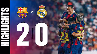 HIGHLIGHTS | BARÇA LEGENDS 2 vs 0 REAL MADRID LEYENDAS 🔵🔴