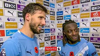 Jeremy Doku and Ruben Dias REACT to Man City win over Liverpool