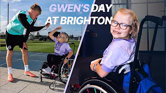 Gwen's Special Day At Brighton 🥹💙 | Well Child Award Winner Enjoys INCREDIBLE Behind-The-Scenes Tour