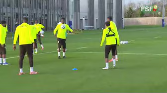 Amical  Brésil -Sénégal: troisième séance d’entraînement des Lions à Londres