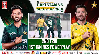 1st Innings Powerplay | Pakistan vs South Africa T20I Series | 2nd T20I | PCB | M2R1U