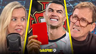"UNLIKEABLE!" Tony Cascarino REACTS to Cristiano Ronaldo's RED CARD vs Ireland
