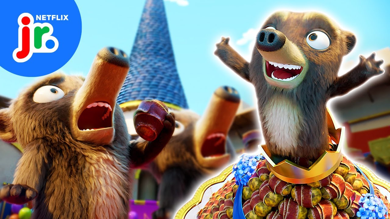 Bears Dance for Royal Potatoes! 👑 7 Bears | Netflix Jr