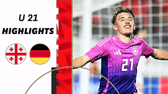 AMAZING Karl & El Mala Combination! | Georgia vs. Germany 0-2 | U-21 EURO Qualifier Highlights