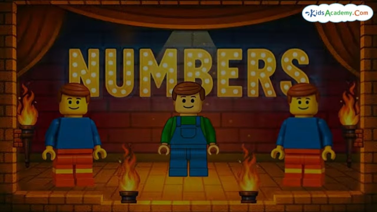 Counting 1 to 10 for Kids - Lego Numbers Adventure Song | Kids Academy