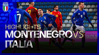 Highlights: Montenegro-Italia 1-4 | Under 21 | Qualificazioni Euro 2027