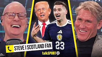Scotland Fan's HILARIOUS WARNING to Simon Jordan & Donald Trump after INCREDIBLE Demark Comeback!