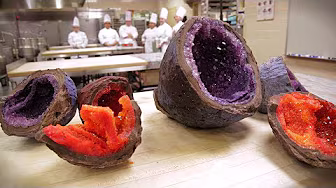Creating Sugar Geodes at the CIA with Chef Greweling