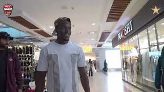 Zimbabwe team visits shopping mall in Islamabad, interacting with the locals and purchasing items
