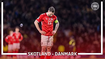 Highlights: Skotland - Danmark 4-2 𝕀 VM-billetten glippede på Hampden Park