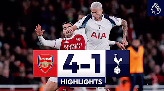 Arsenal 4-1 Tottenham Hotspur | Premier League Highlights