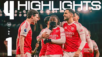 AN EBERE EZE HAT-TRICK IN THE NORTH LONDON DERBY | Arsenal vs Spurs (4-1) | Trossard, Eze | EPL