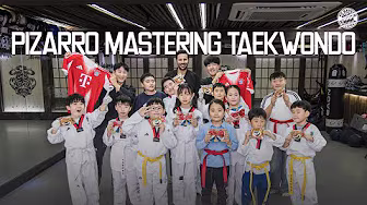 Claudio Pizarro goes taekwondo! 🥋👊 FC Bayern legend masters the kids class 😄🇰🇷