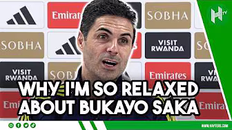 SO RELAXED about Bukayo Saka | Mikel Arteta EMBARGO | Arsenal v Tottenham