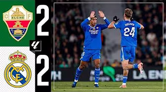 HIGHLIGHTS | Elche 2-2 Real Madrid | LaLiga