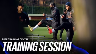 TORNA LA CHAMPIONS LEAGUE 🌟 L'ALLENAMENTO DEI NERAZZURRI IN VISTA DI ATLETICO MADRID-INTER 🔥