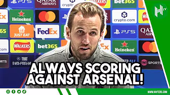 I've scored A LOT of goals against Arsenal! | Harry Kane | Arsenal v Bayern Munich