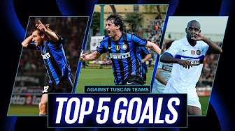 DALL’INCORNATA DI VIERI ALLA MAGIA DI MILITO 😍✨| TOP 5 GOL vs TUSCAN TEAMS ⚽