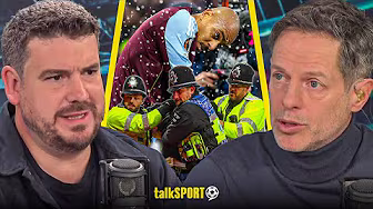 "MINDLESS THUGGERY" Alex Crook & Scott Minto SLAM European Fan Behaviour After 'RIOT' at Aston Villa