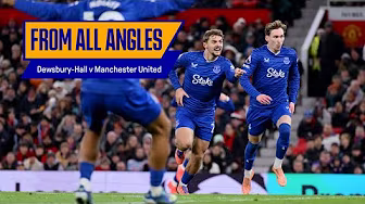 EVERY angle of Dewsbury-Hall's stunner as Everton sink Manchester United at Old Trafford! 🤩