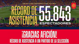 ¡Gracias afición! Récord de asistencia a un partido de la Selección en el Metropolitano | 🔴 SEFUTBOL