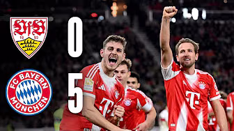 Hat-trick hero Kane shines as substitute | VfB Stuttgart 0-5 FC Bayern | Highlights