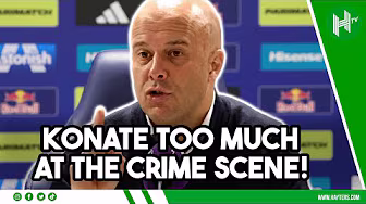 Konate too much at the CRIME SCENE! | Arne Slot | Leeds 3-3 Liverpool