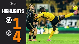 Bellegarde scores in defeat | Wolves 1-4 Man United | Highlights