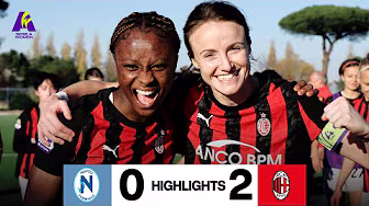 Grimshaw e Appiah stendono le partenopee | Napoli Women 0-2 AC Milan | Serie A Women Highlights