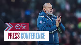 "We Need To Be Better On Setpieces" | Nuno's Press Conference | Brighton v West Ham