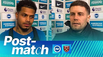 POST-MATCH | Hurzeler and Georginio | Brighton West Ham