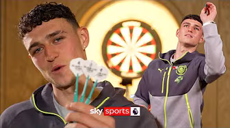 Phil Foden takes on ULTIMATE Darts Challenge! 🎯