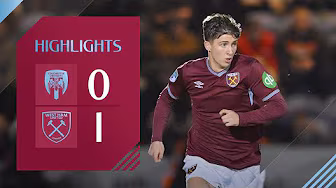 Colchester United 0-1 West Ham United U21 | Vertu Trophy Highlights
