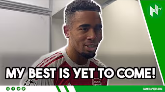 My BEST is yet to come! | Arsenal striker Gabriel Jesus
