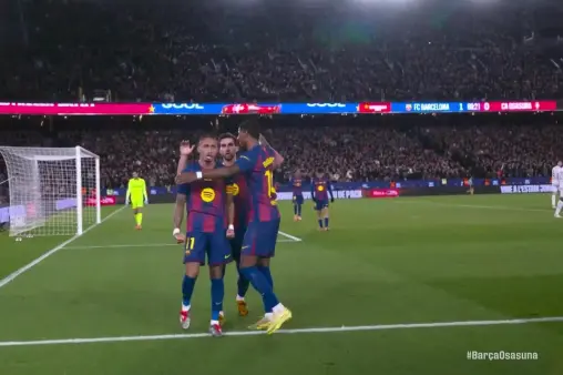 Barcelona VS Osasuna Highlight