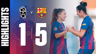 LIGA F | BADALONA 1 vs 5 FC BARCELONA 🔵🔴